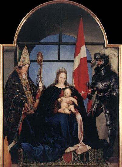 HOLBEIN, Hans the Younger The Solothurn Madonna